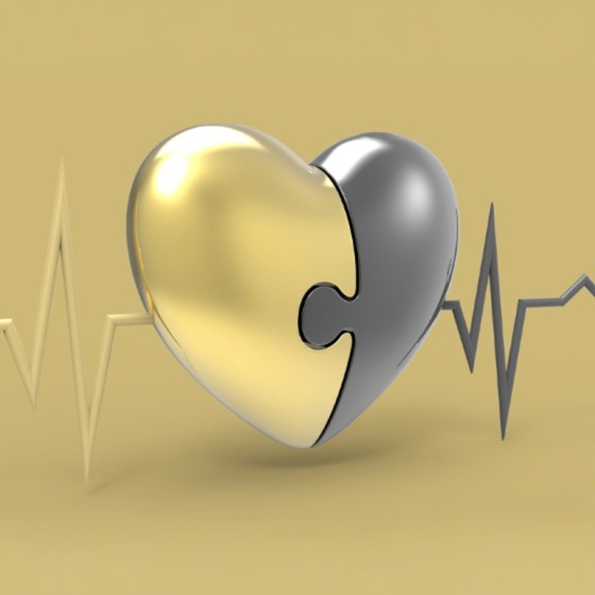 Sleutelhanger - Love puzzle