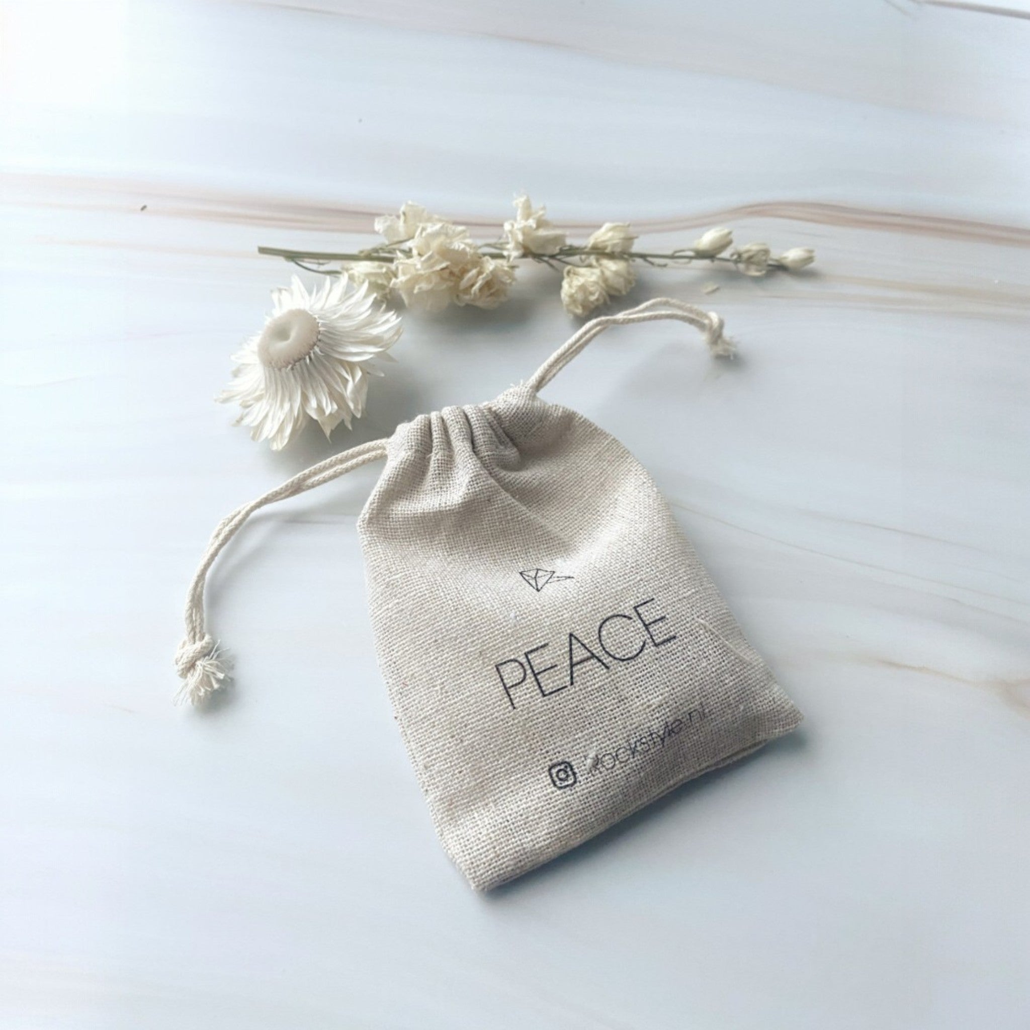 Krachtkristallen – Vrede (howliet, agaat en amethist)