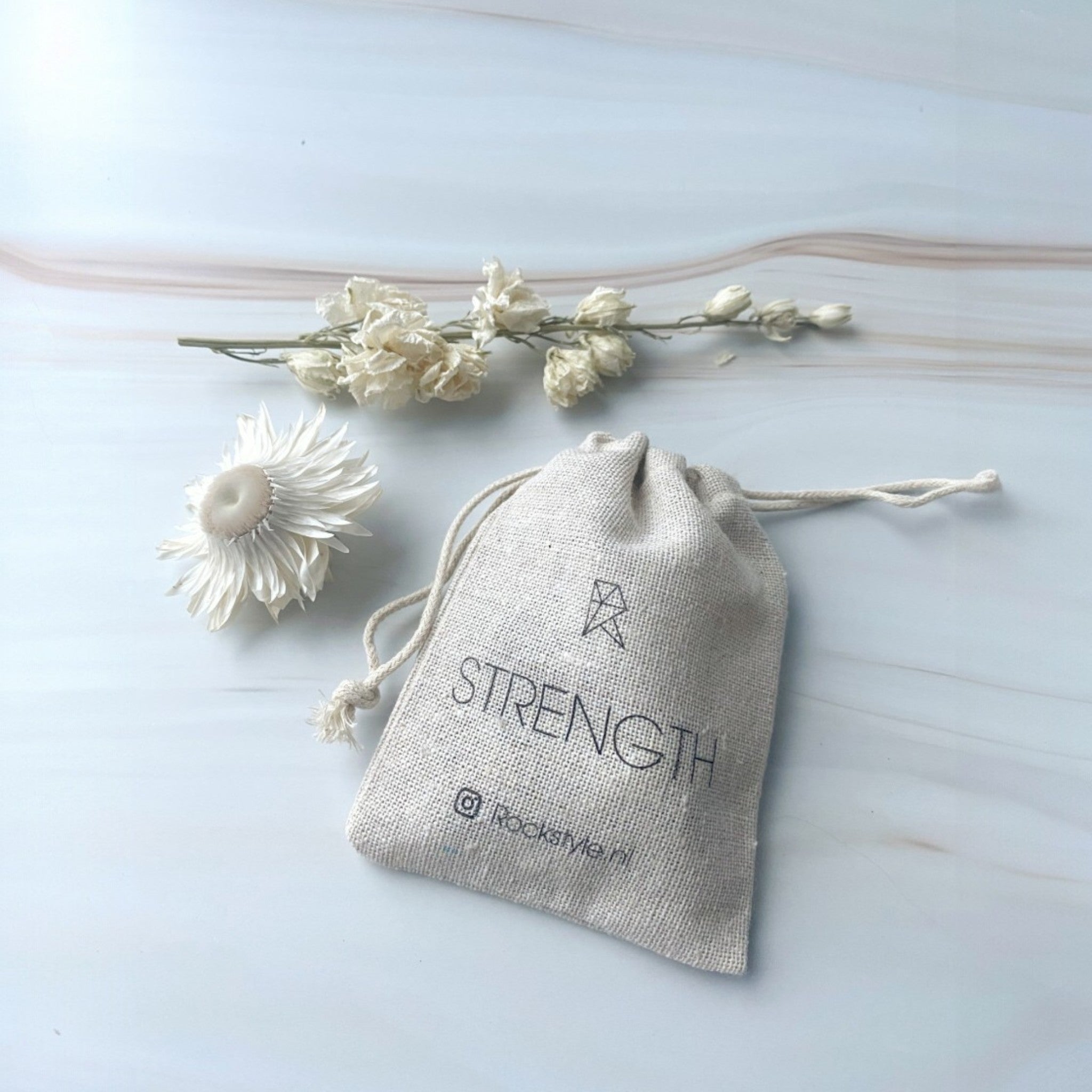 Krachtkristallen – Kracht (tijgeroog, dalmatiër jaspis en labradoriet)