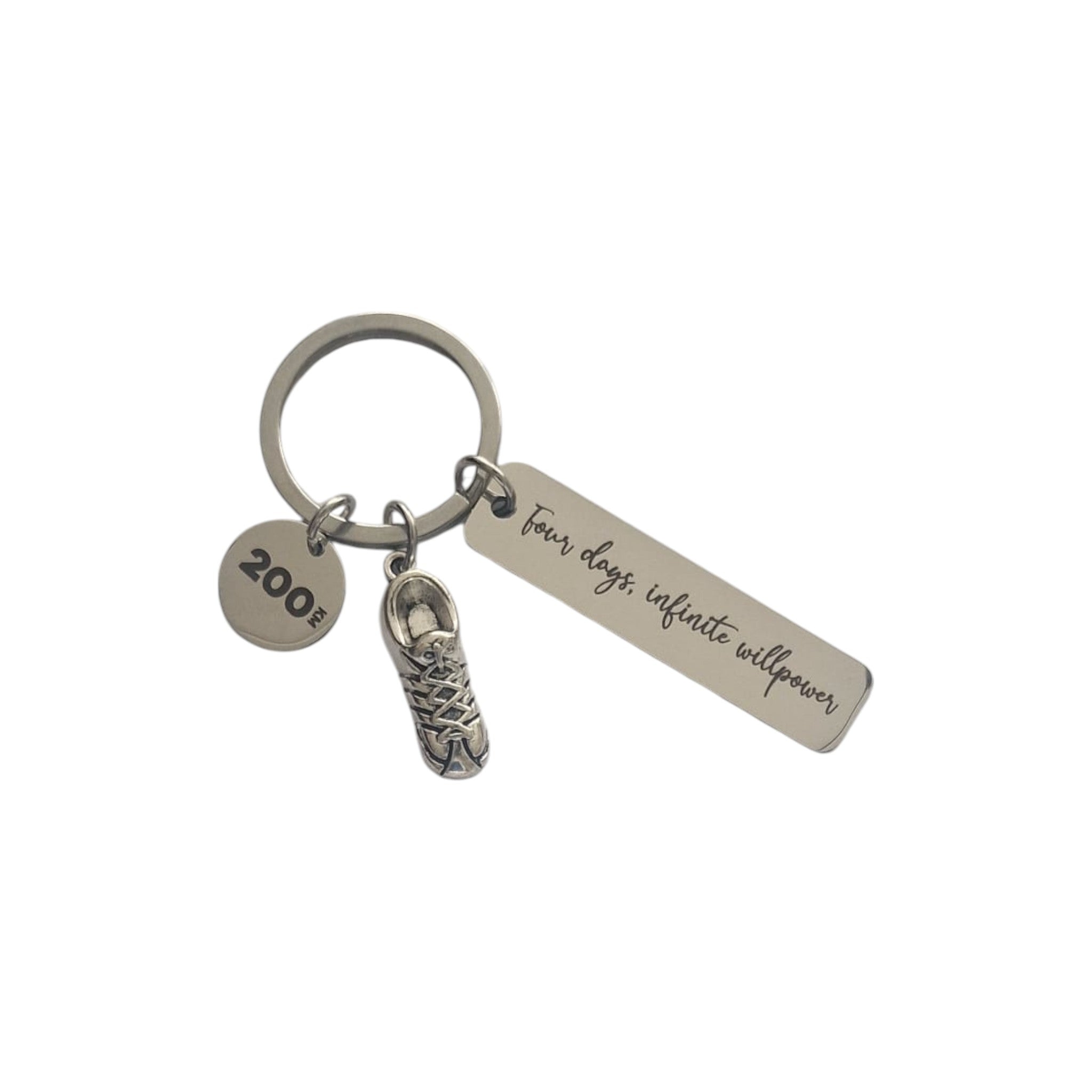 Sleutelhanger - Four days, infinite willpower – 200 km