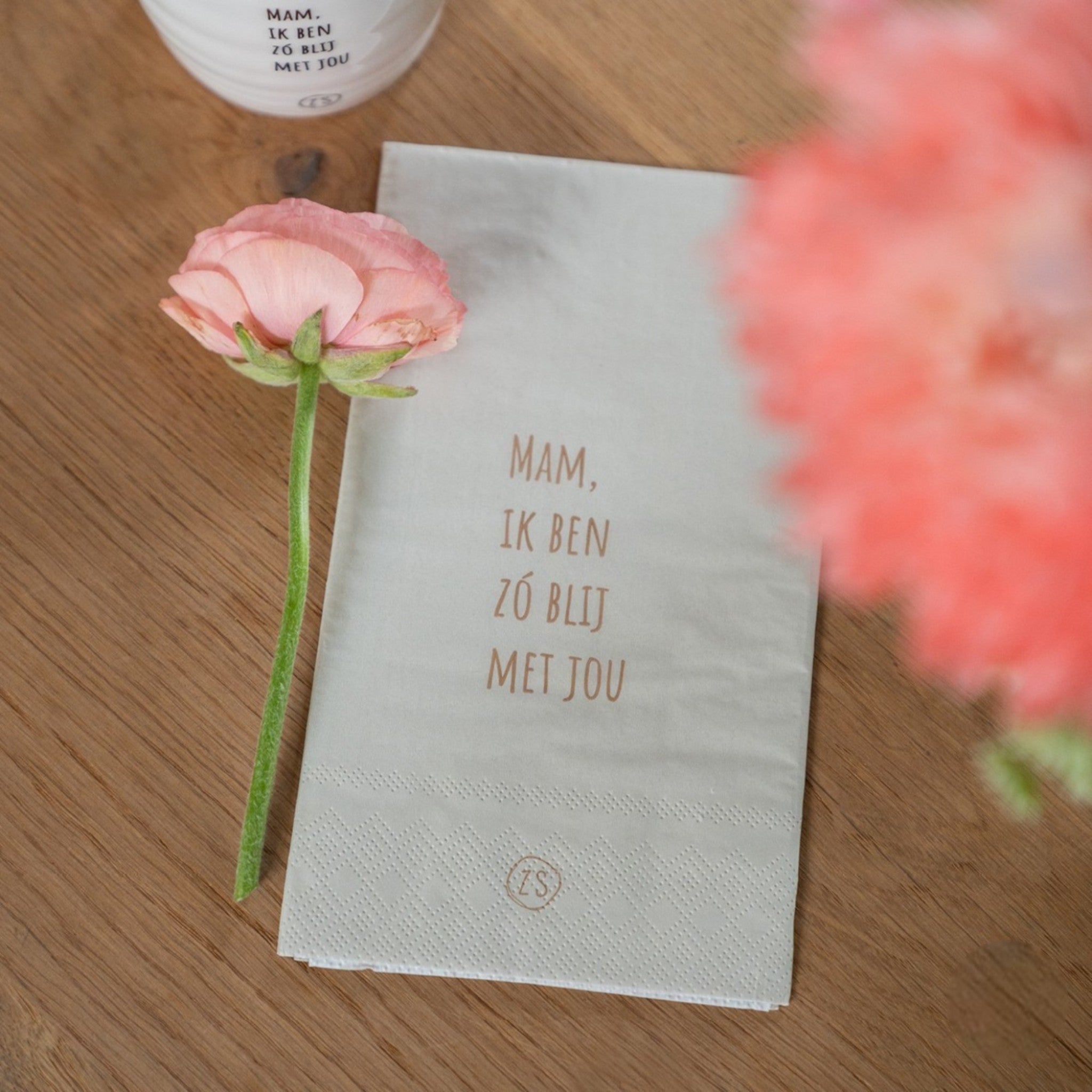 Servetten – Mam zo blij met jou