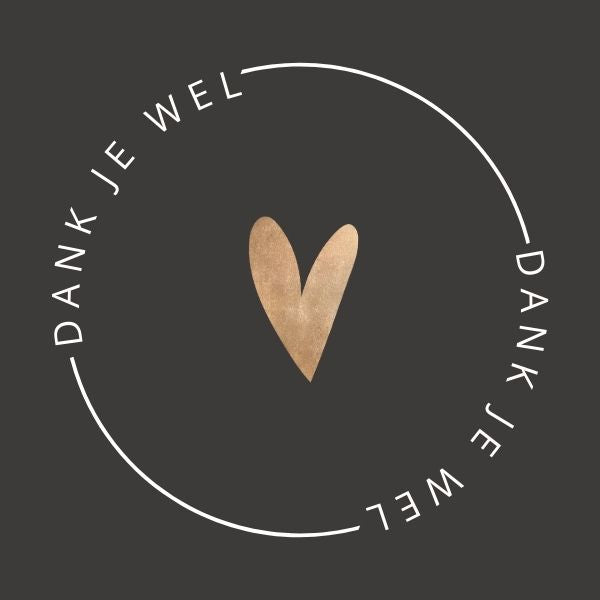 Bedankt cadeaus en kleine attenties om dankbaarheid te tonen, verkrijgbaar bij cadeauwinkel Omdat in Uden.