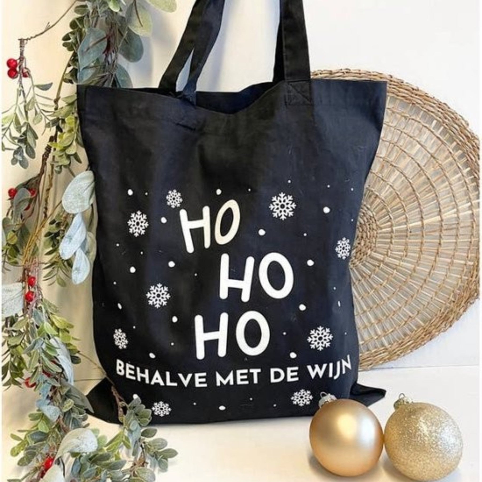 Katoenentas - Ho ho ho namens met de wijn