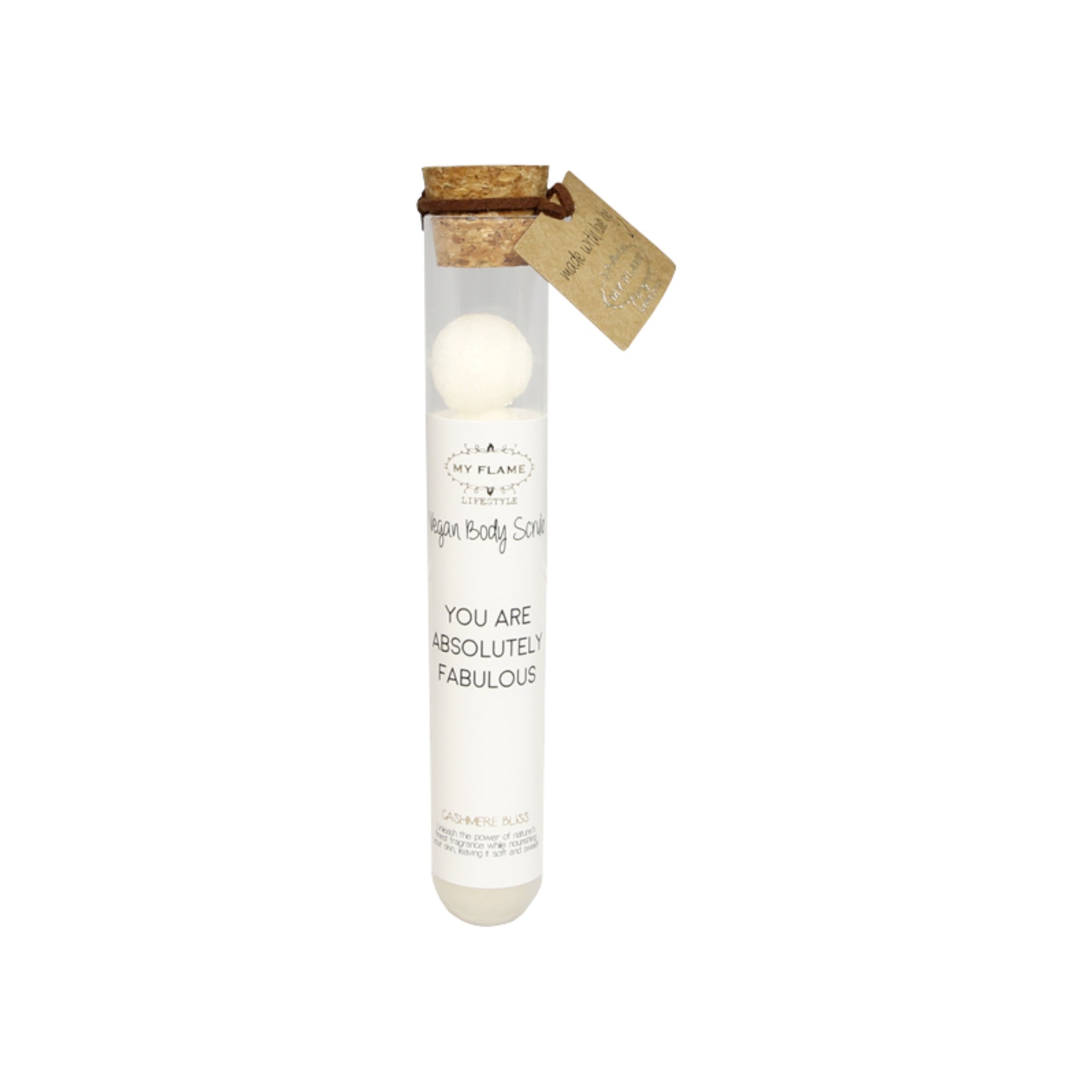 Veganistische bodyscrub - Je bent absoluut fantastisch