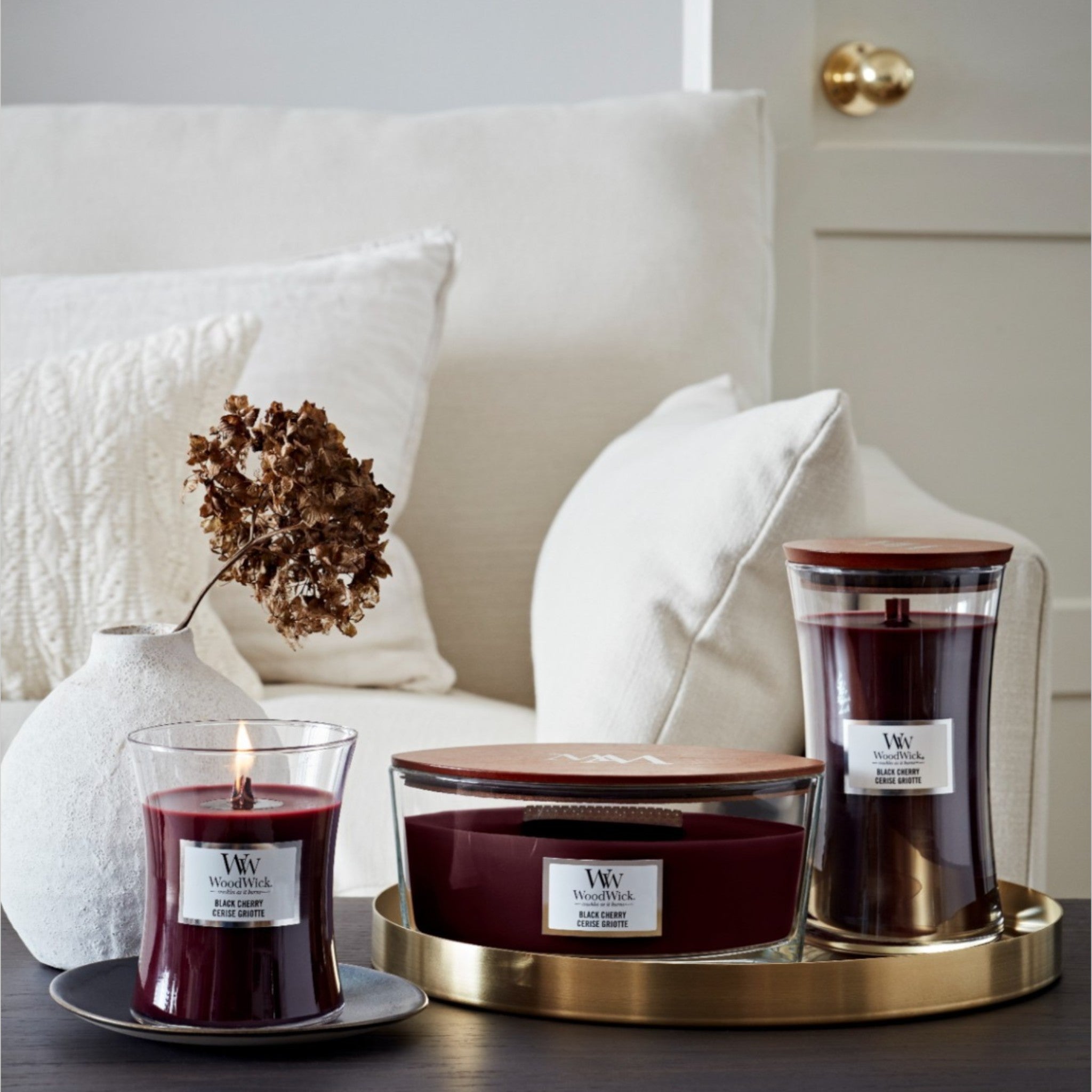 WoodWick – Zwarte Kers – Groot