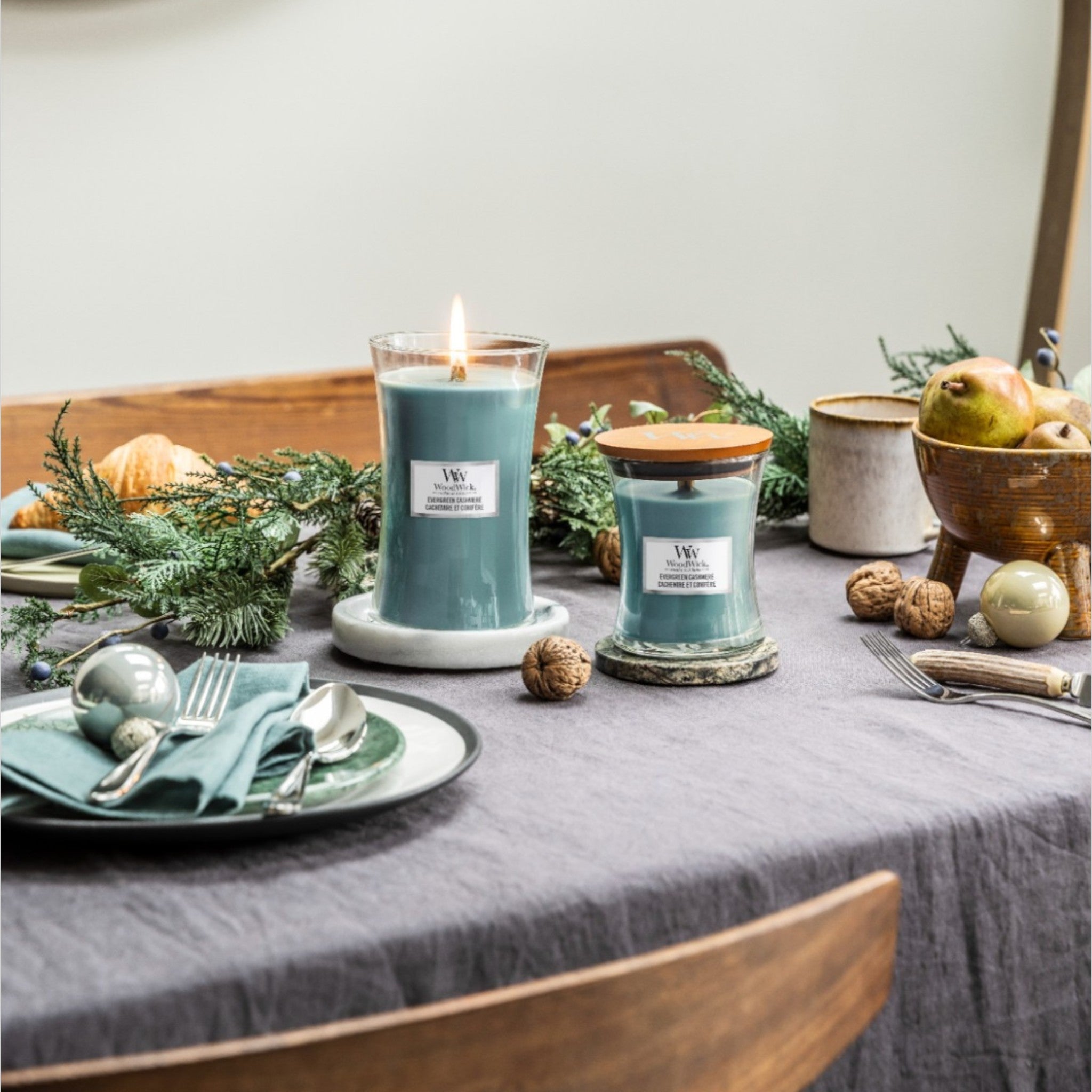 WoodWick – Evergreen Kasjmier – Groot