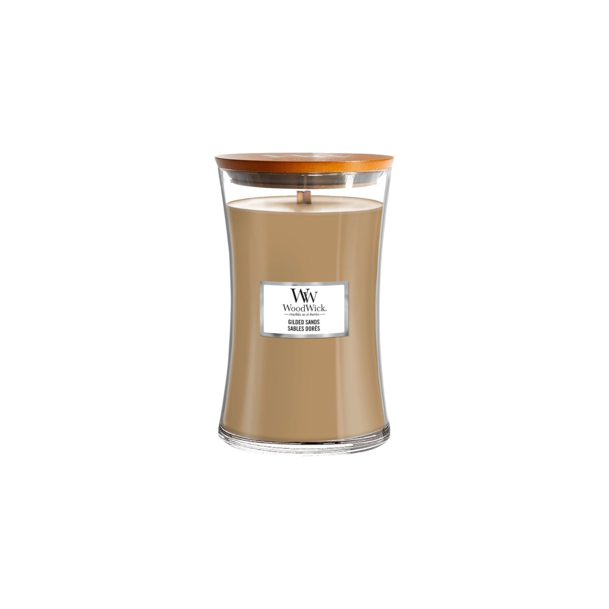 WoodWick – Vergulde zandkorrels – Groot
