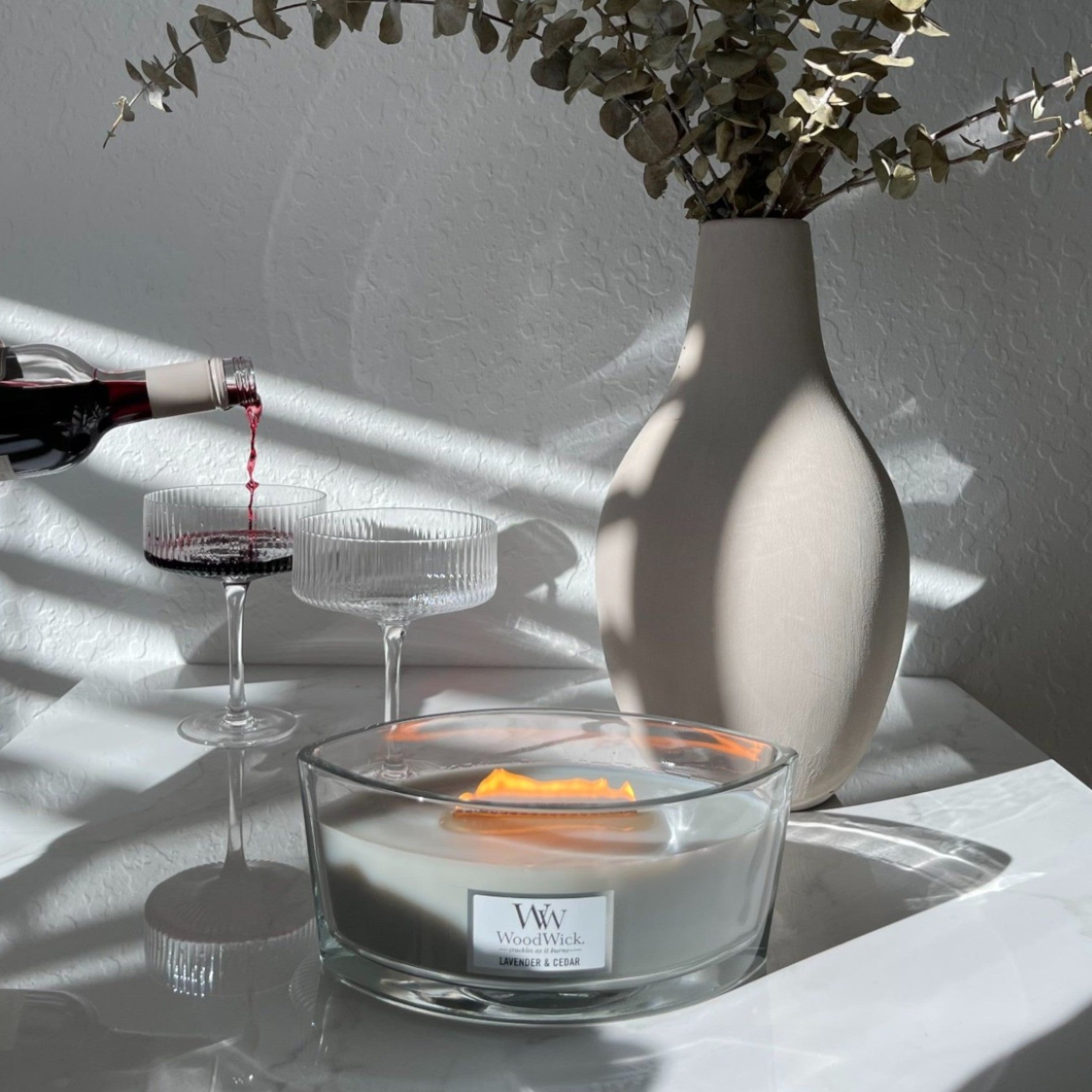 WoodWick – Lavendel &amp; Ceder – Ellips