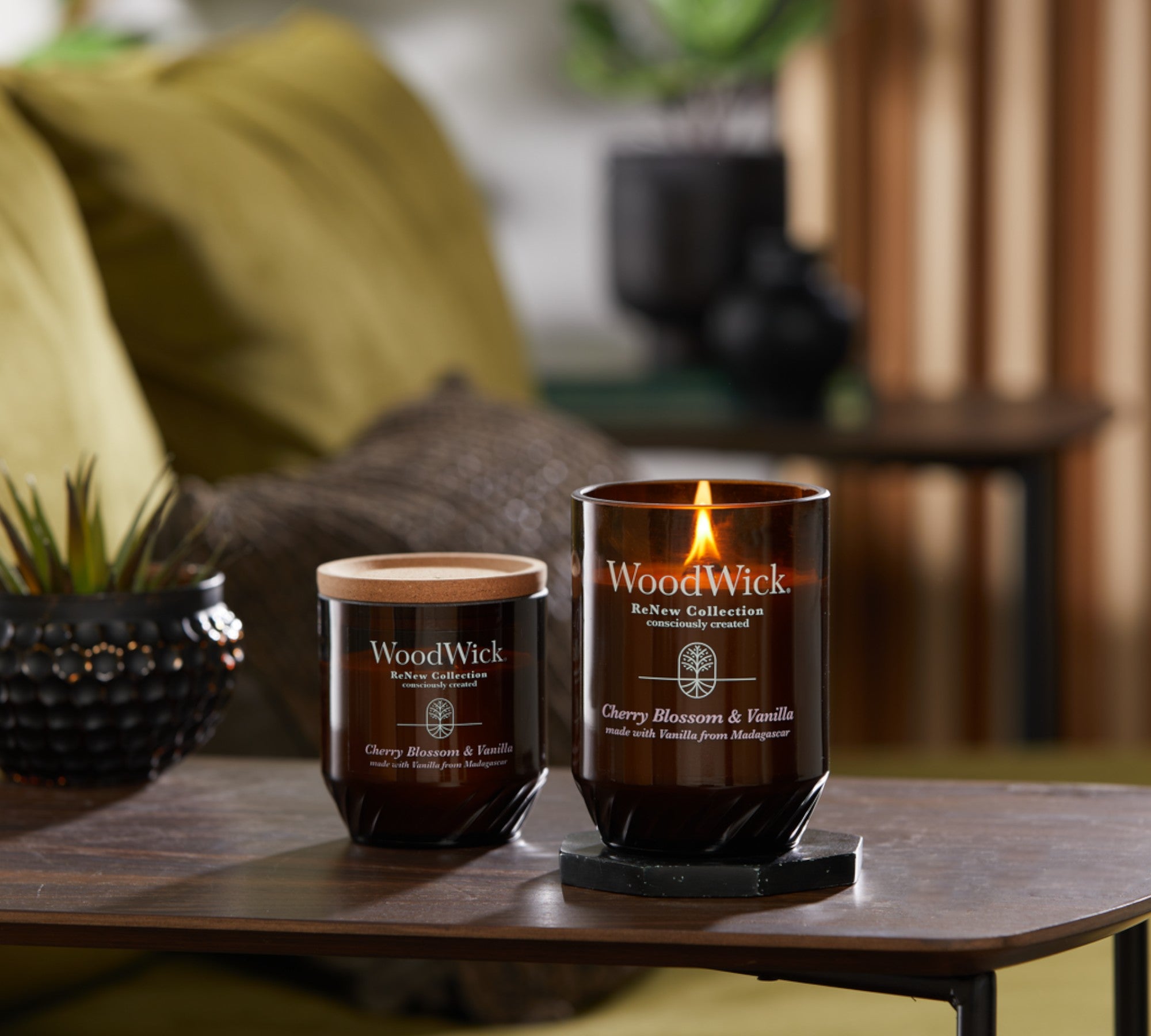 WoodWick ReNew - Kersenbloesem &amp; Vanille – Groot