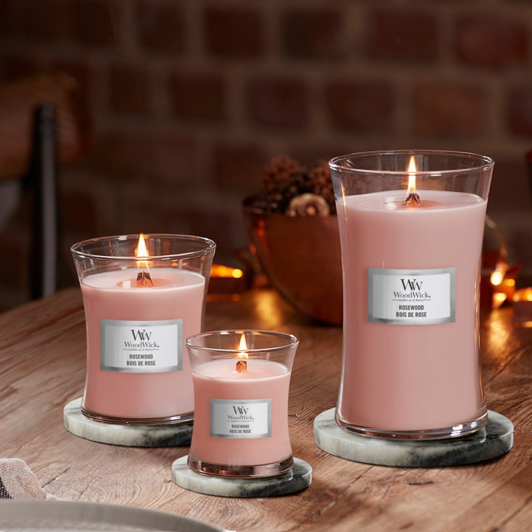 WoodWick – Rozenhout - Medium