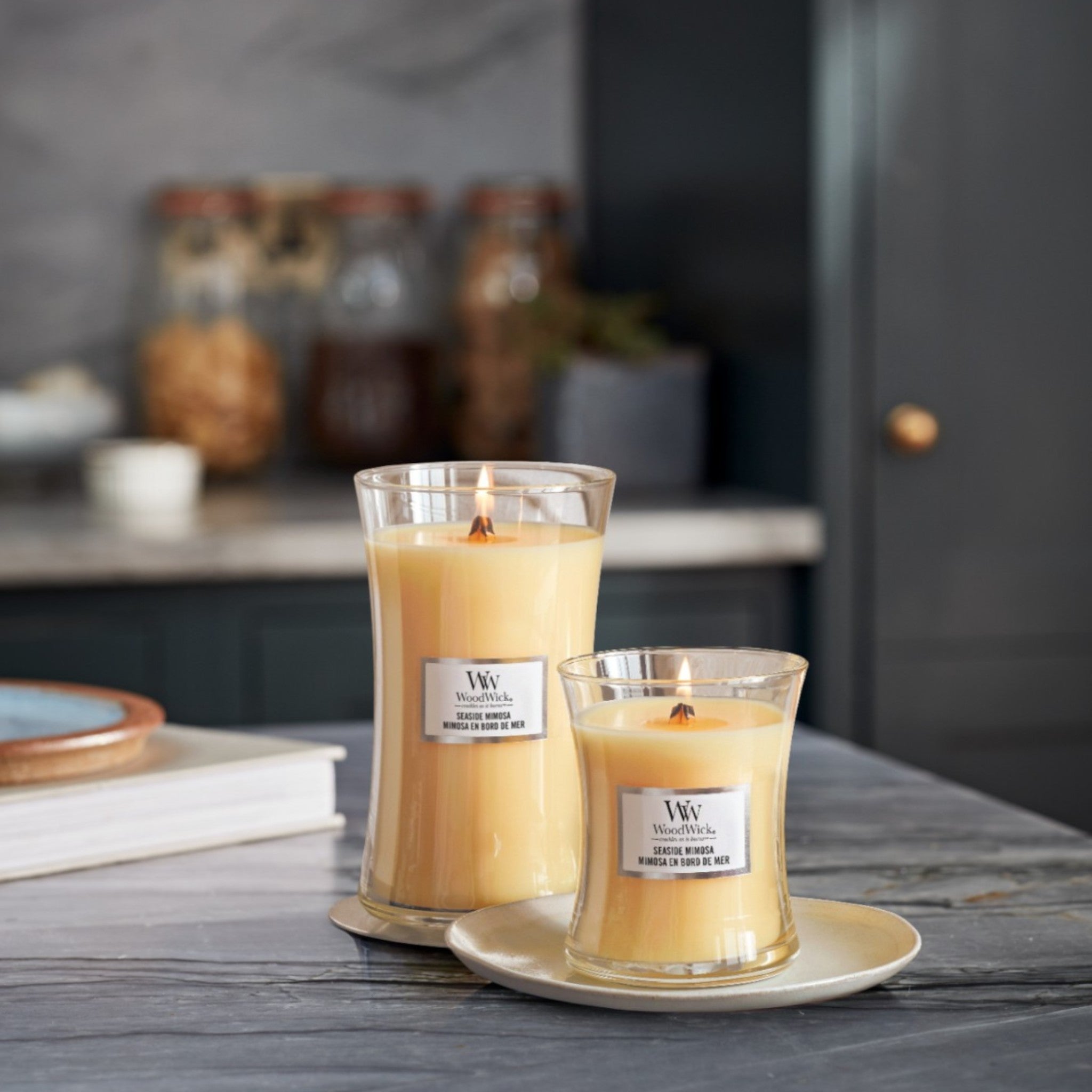 WoodWick – Seaside Mimosa – Groot