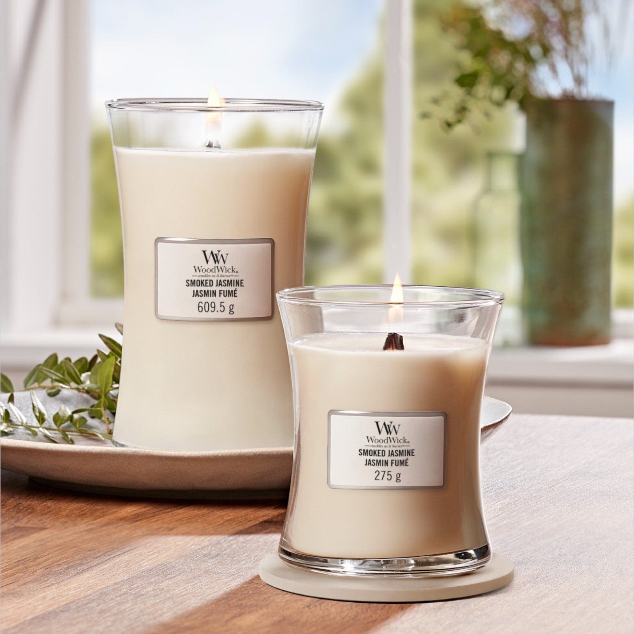 WoodWick – Gerookte Jasmijn – Medium