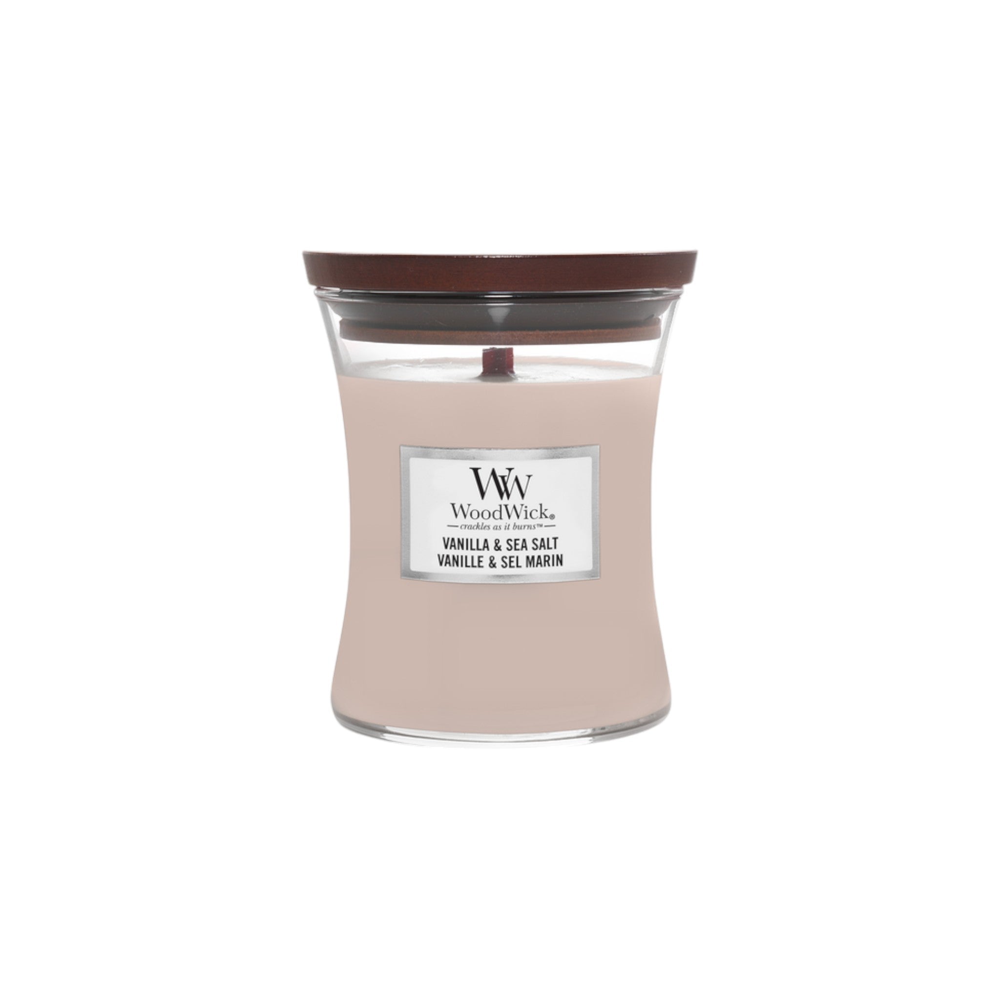 WoodWick – Vanille &amp; Zeezout – Medium