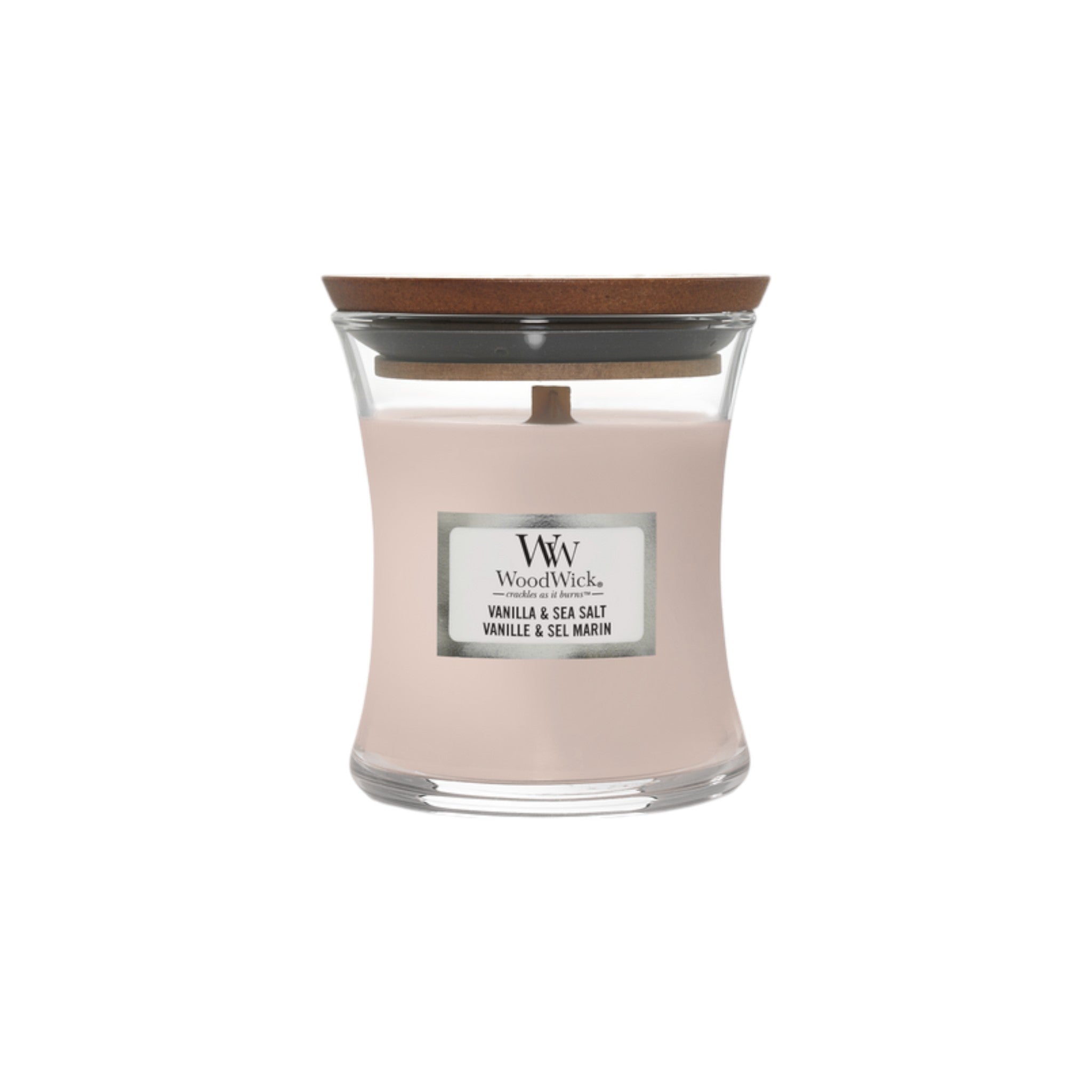 WoodWick – Vanille &amp; Zeezout – Mini