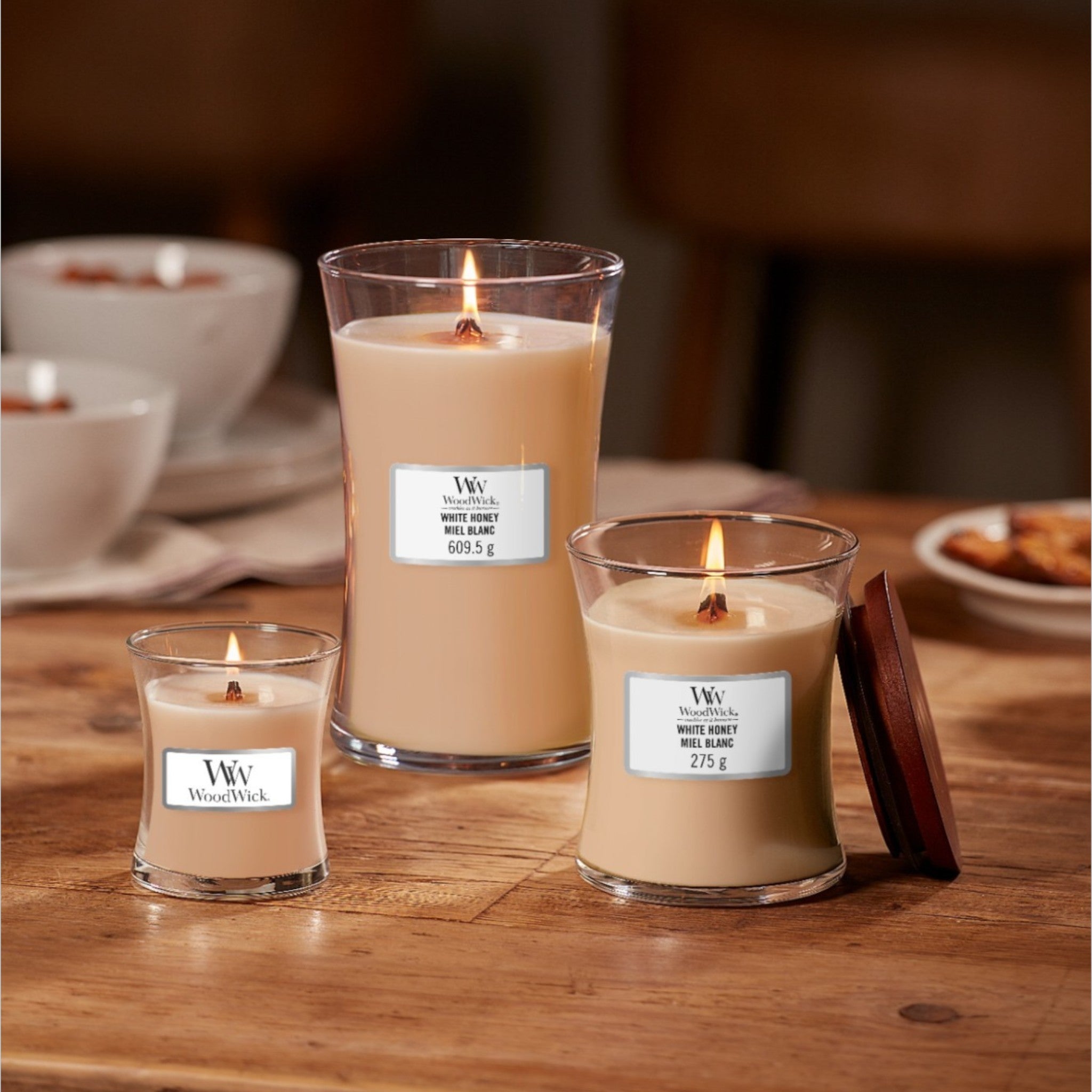 WoodWick – Witte Honing – Ellips