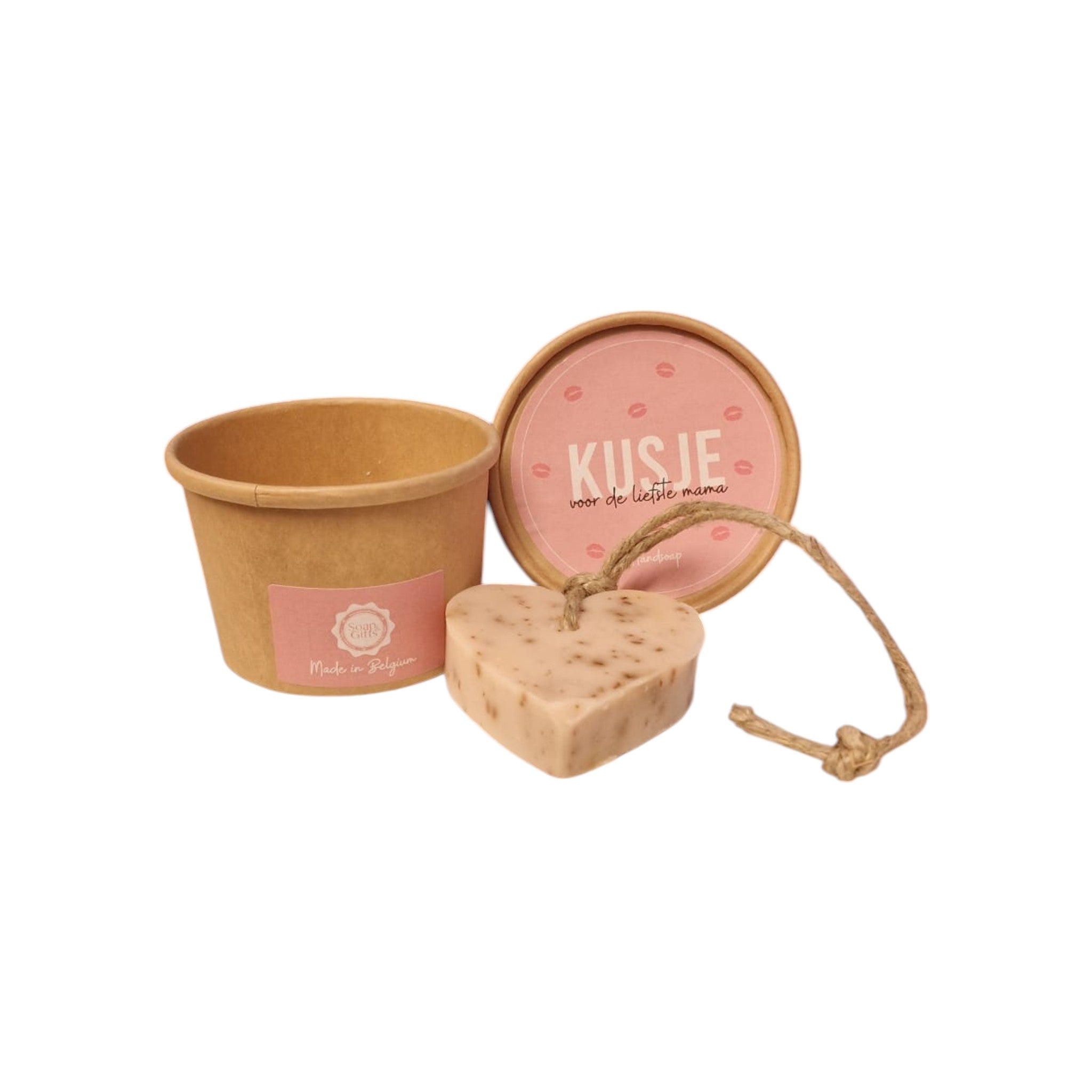 Zeep in een bakje – Kusje voor de liefste mama