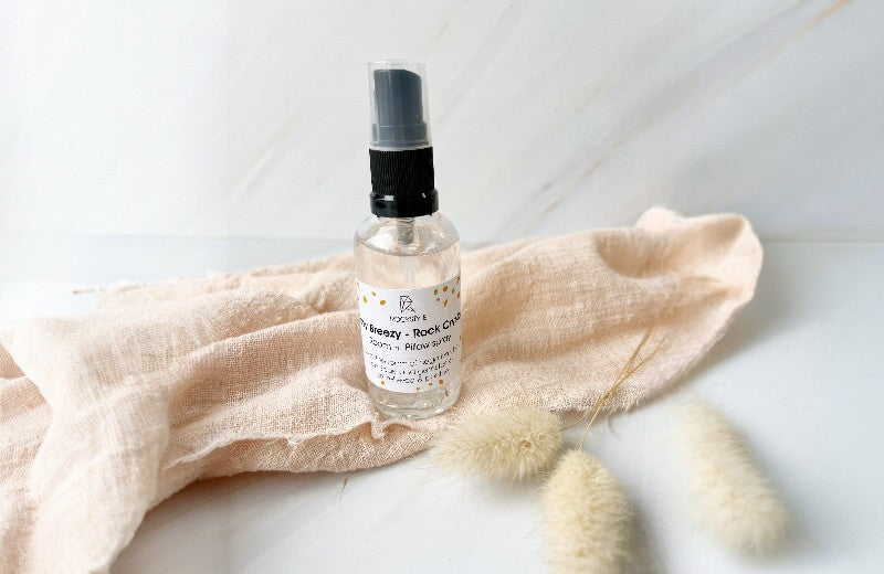 Rockstyle pillowspray – rustgevende spray met edelsteen voor een ontspannen nachtrust.