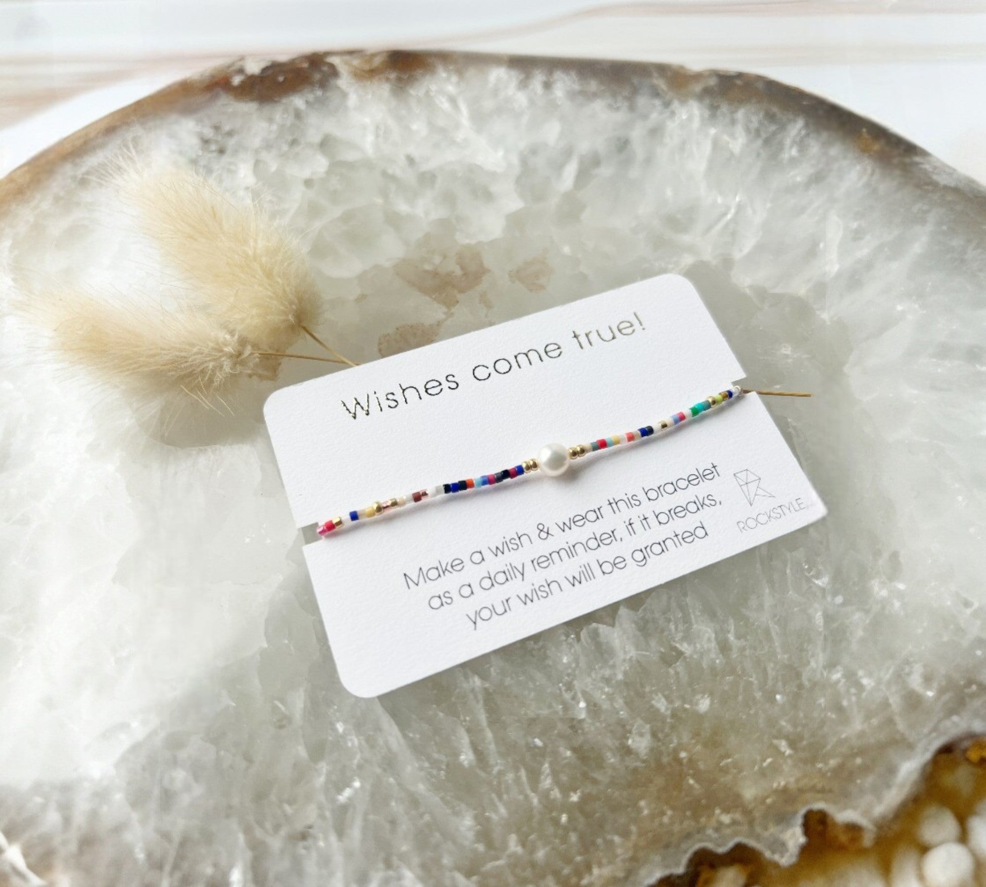 Rockstyle wish bracelet – fijn armbandje met betekenis, draag een wens en laat je herinneren aan de kracht van positiviteit.
